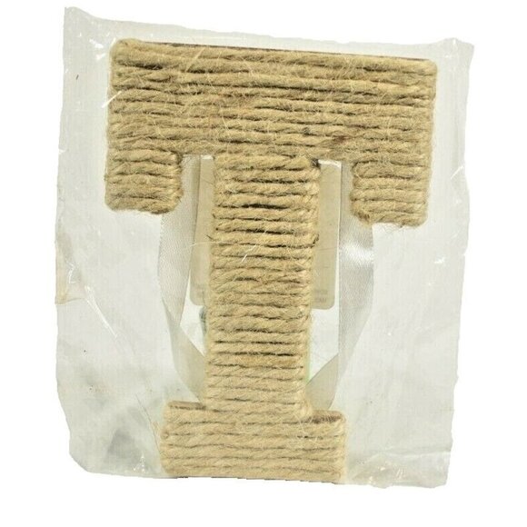 Michaels Dreamy Rope Letter T New Alphabet Initial 4 x 5 Wall Art Decorate - Picture 1 of 2